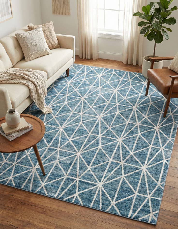 Detail image of 7' x 10' Lattice Trellis Rug