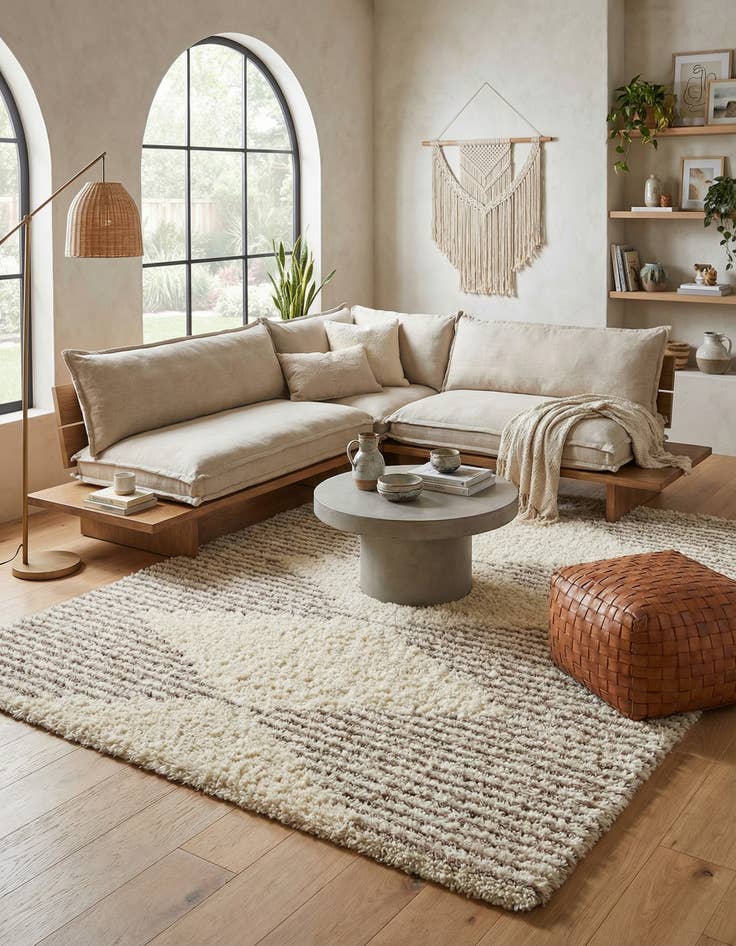 Detail image of 9' x 12' Infinity Shag Rug