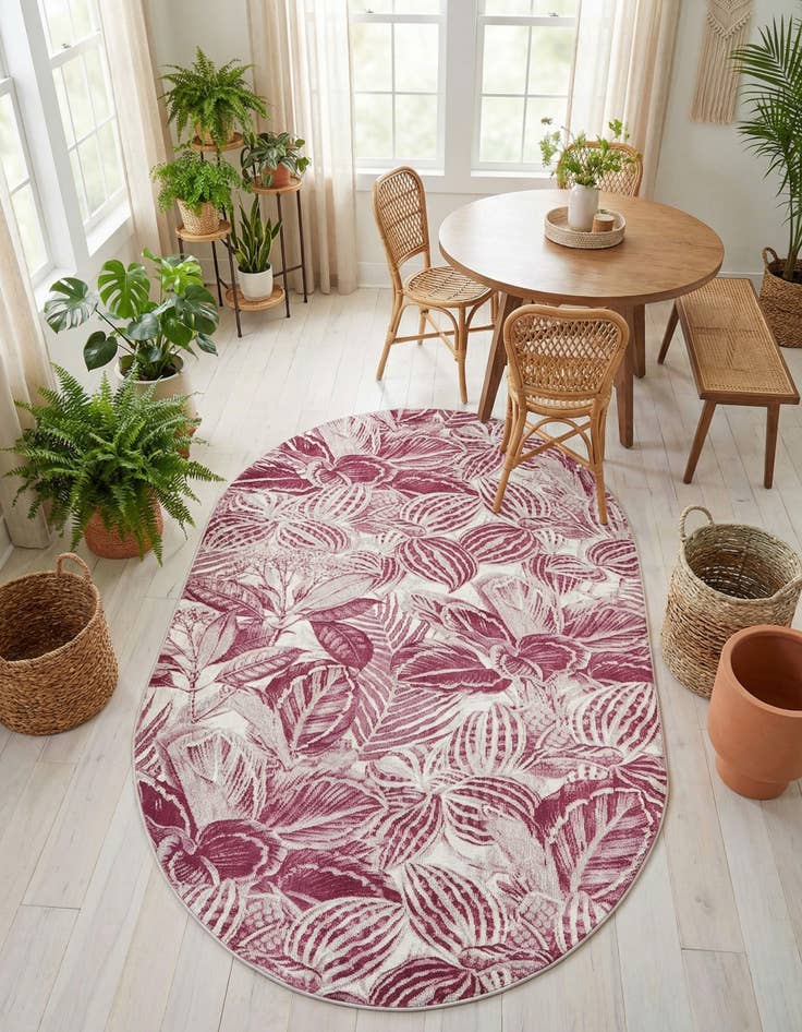 Detail image of 5' 3 x 7' 10 Blossom Oval Rug