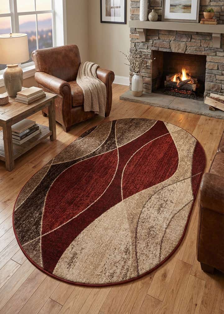 4' 1 x 6' 1 Harvest Oval Rug