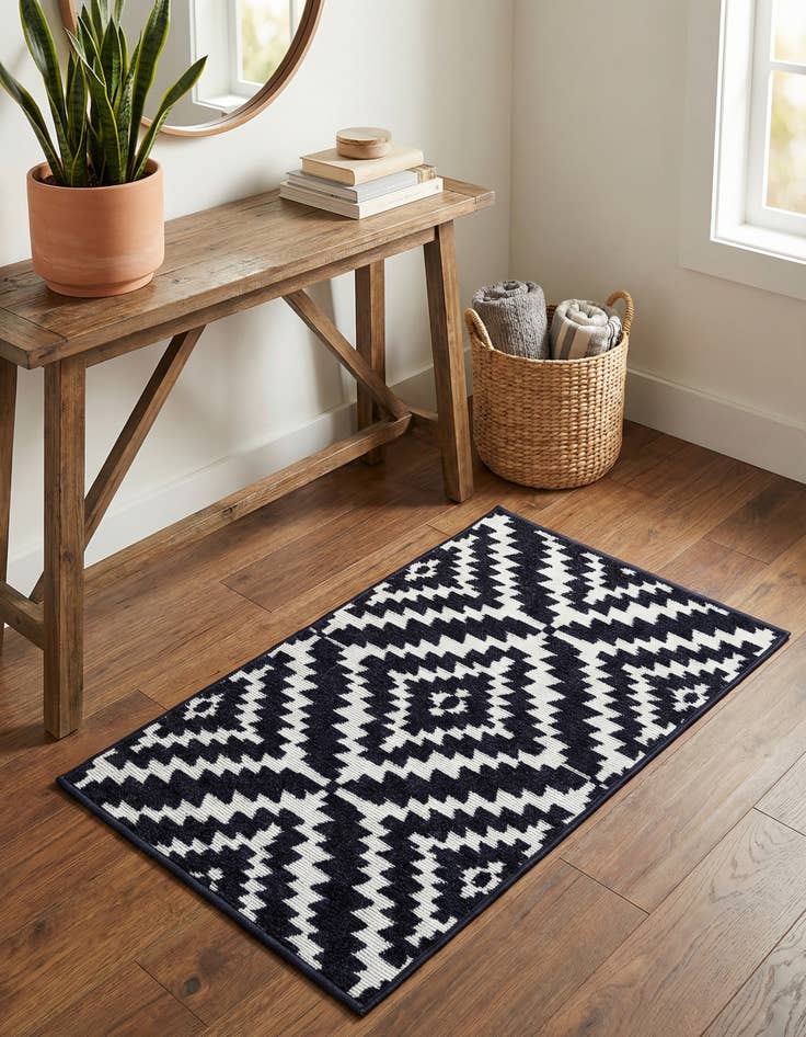 Detail image of 2' x 3'  Washable Sabrina Soto Indoor / Outdoor Rug
