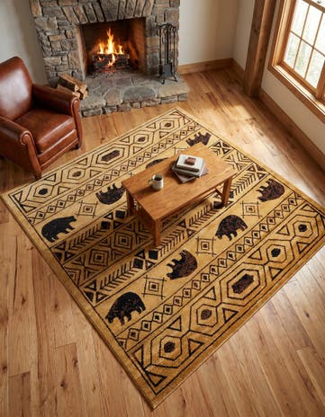 Cedar Pioneer Square Rug