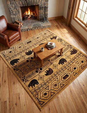 Cedar Pioneer Square Rug
