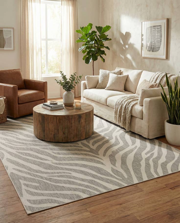 Detail image of 10' x 14' Easy-Clean Safari Indoor / Outdoor Rug