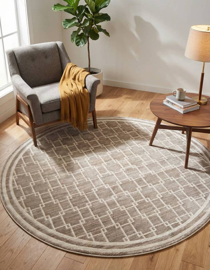 Detail image of 5' x 5' Metropolitan Uptown Round Rug
