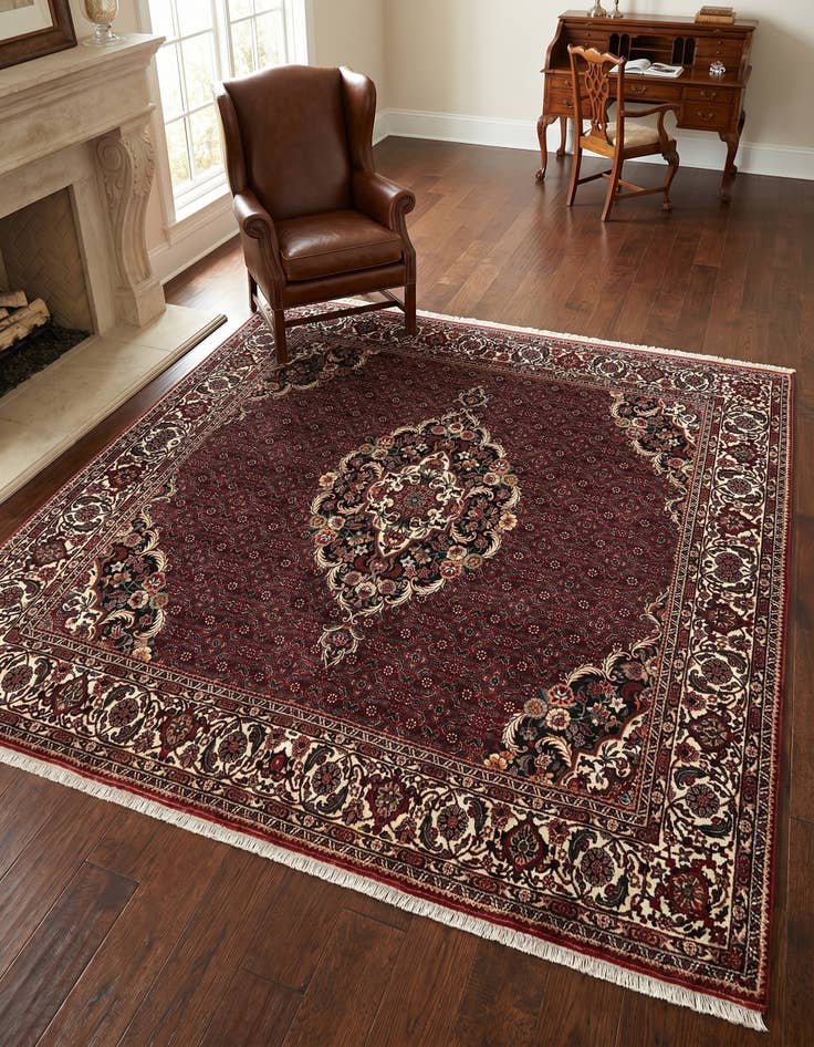 Detail image of 6' 6 x 6' 9 Bidjar Wool Square Rug