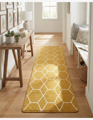 2' x 6' Lattice Frieze Runner Rug