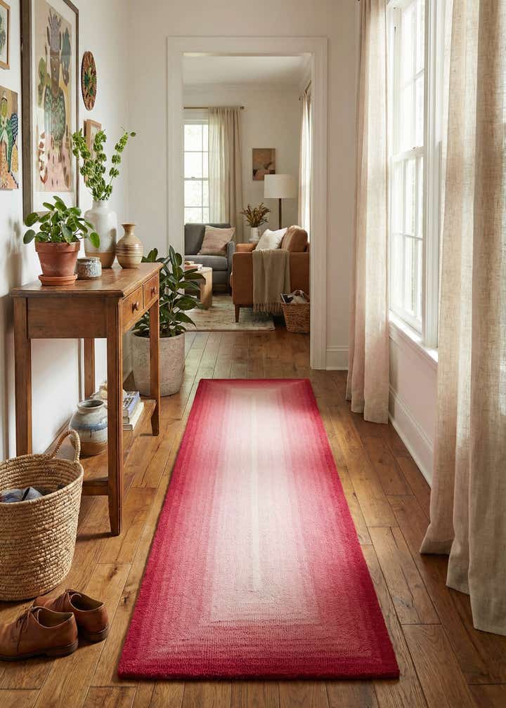 2' x 8' Ombre Wool Runner Rug
