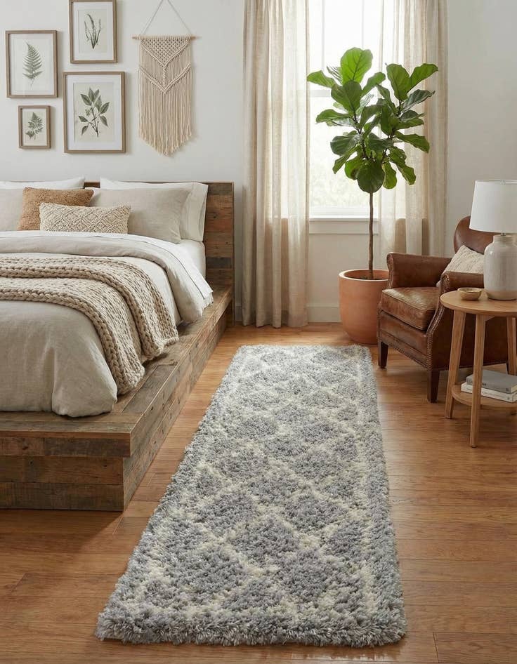 Detail image of 2' x 8' Infinity Shag Runner Rug