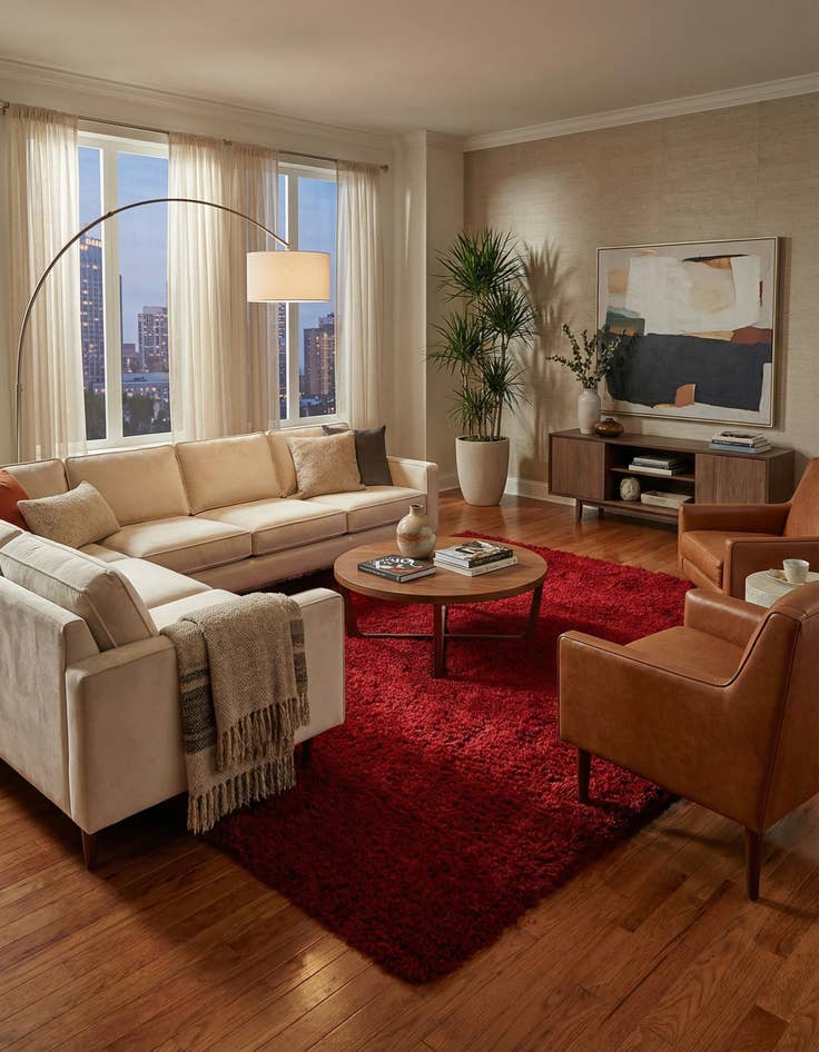 Detail image of 8' x 11' Infinity Shag Rug