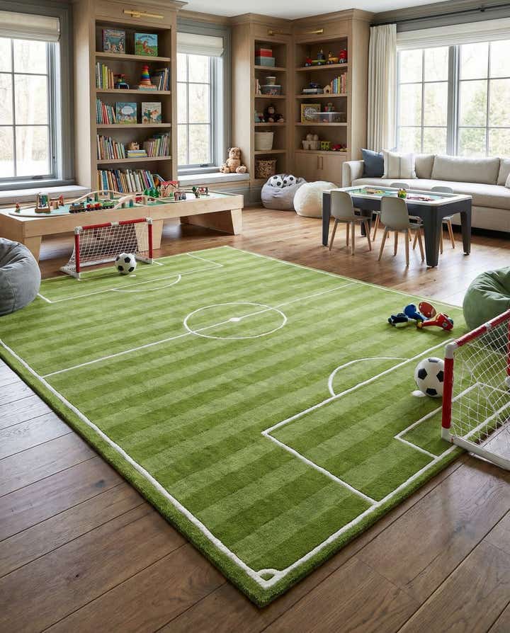 10' x 14' 1 Playtime Kids Wool Freeform Rug