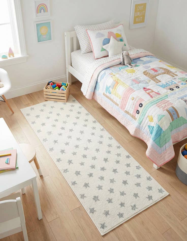 Detail image of 2' 2 x 5' Whimsy Kids Runner Rug