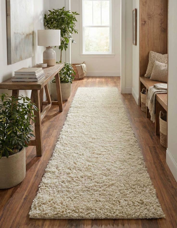 Detail image of 2' 6 x 13' Everyday Shag Runner Rug