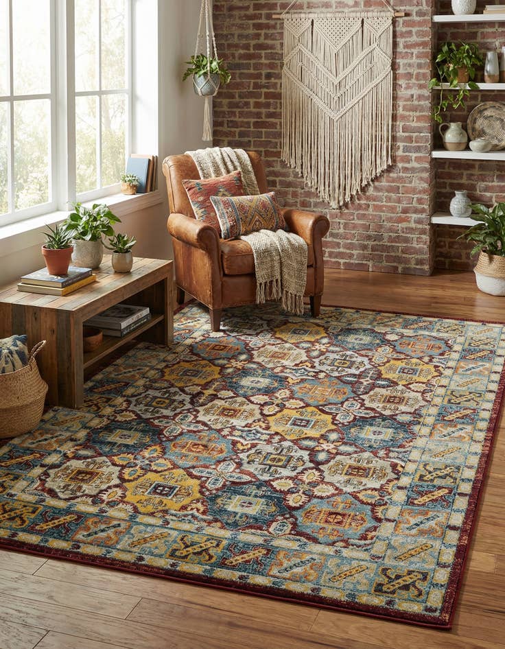 Detail image of  6' x 9' Kamala Washable Rug