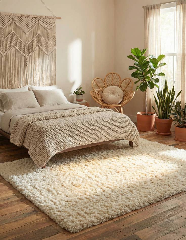 Detail image of 4' x 6' Infinity Shag Rug