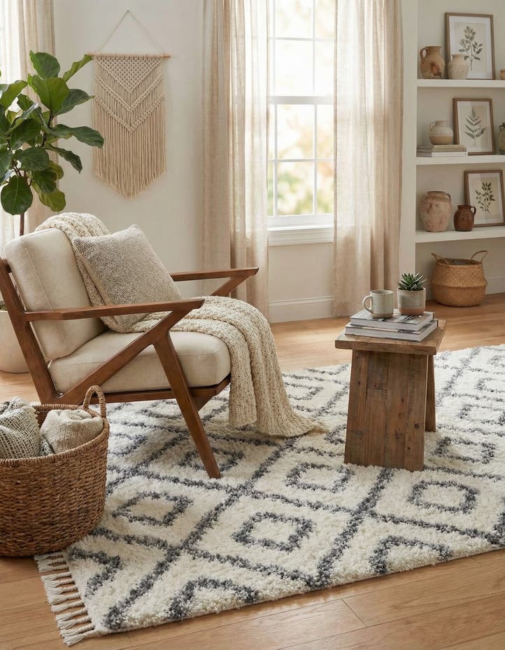 5' x 8' Athena Shag Rug