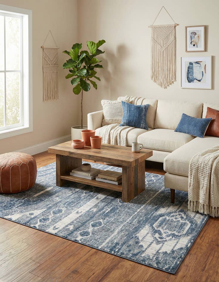 Detail image of 5' 3 x 8' Oregon Rug