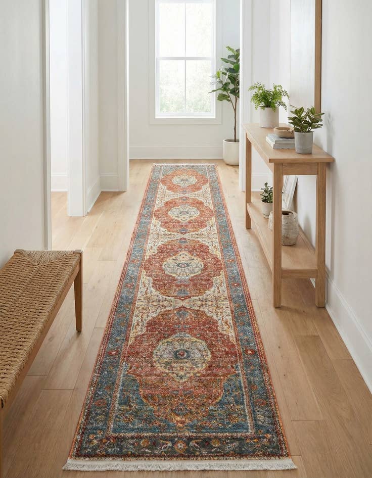 Detail image of 2' 7 x 14' Santiago Runner Rug