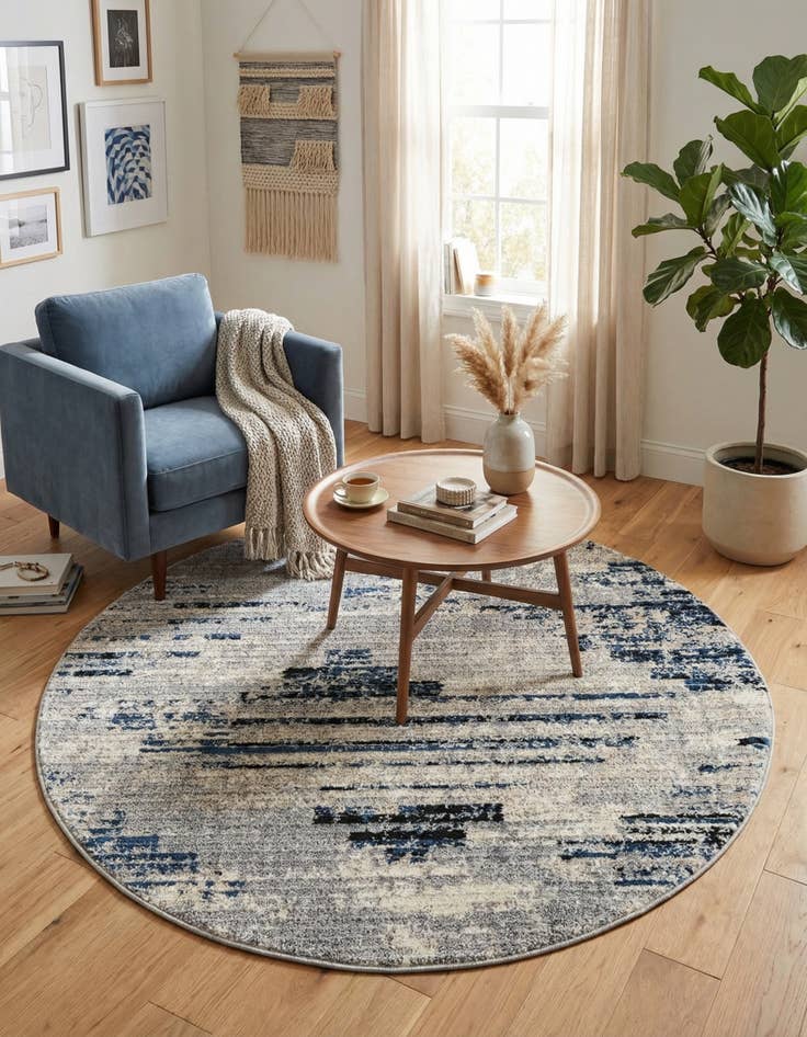 Detail image of 5' x 5' Tucson Round Rug