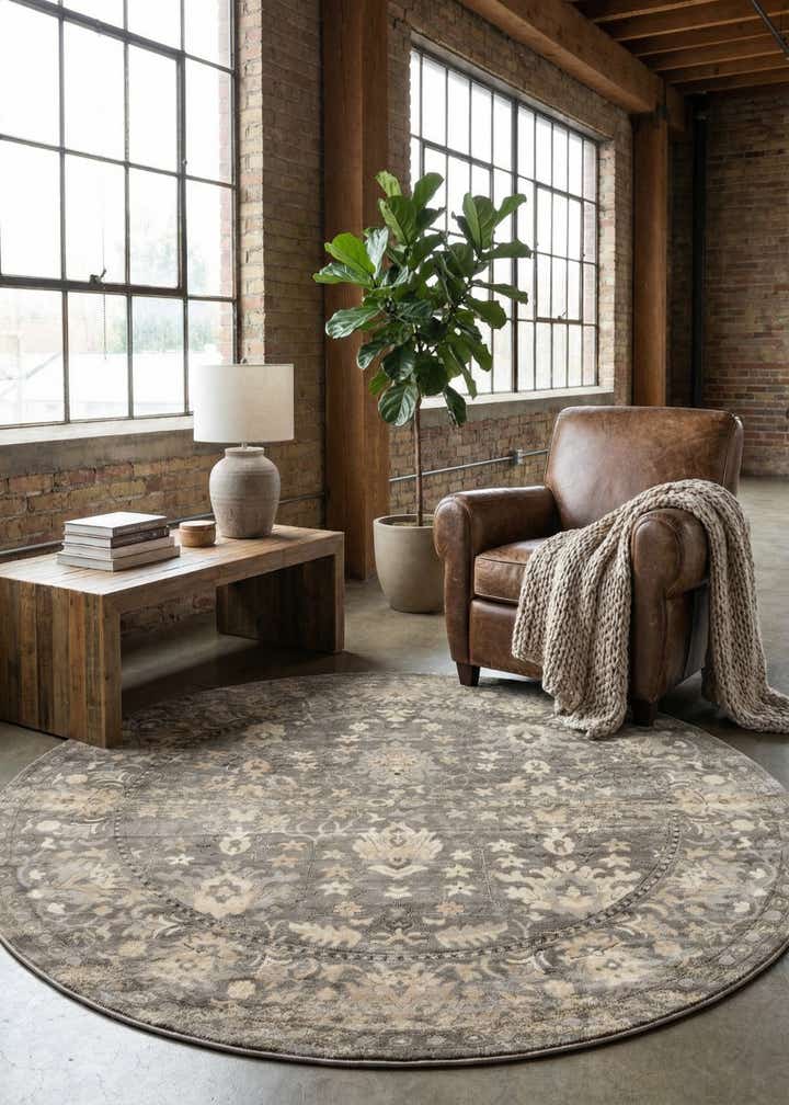 7' 10 x 7' 10 Oregon Round Rug