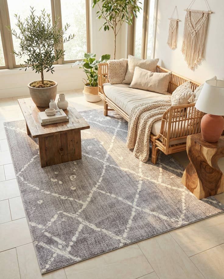 Detail image of 6' 7 x 9' 10 Morocco Rug