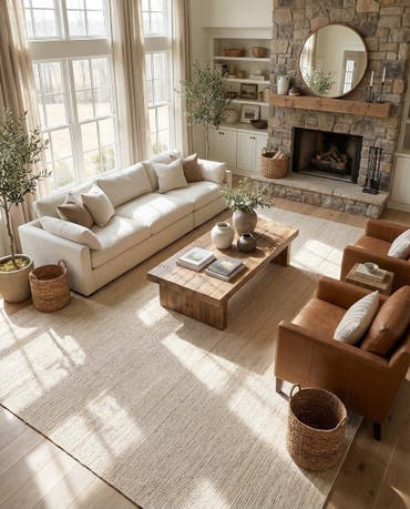  10' x 14' 1  Hand Braided Jute Rug