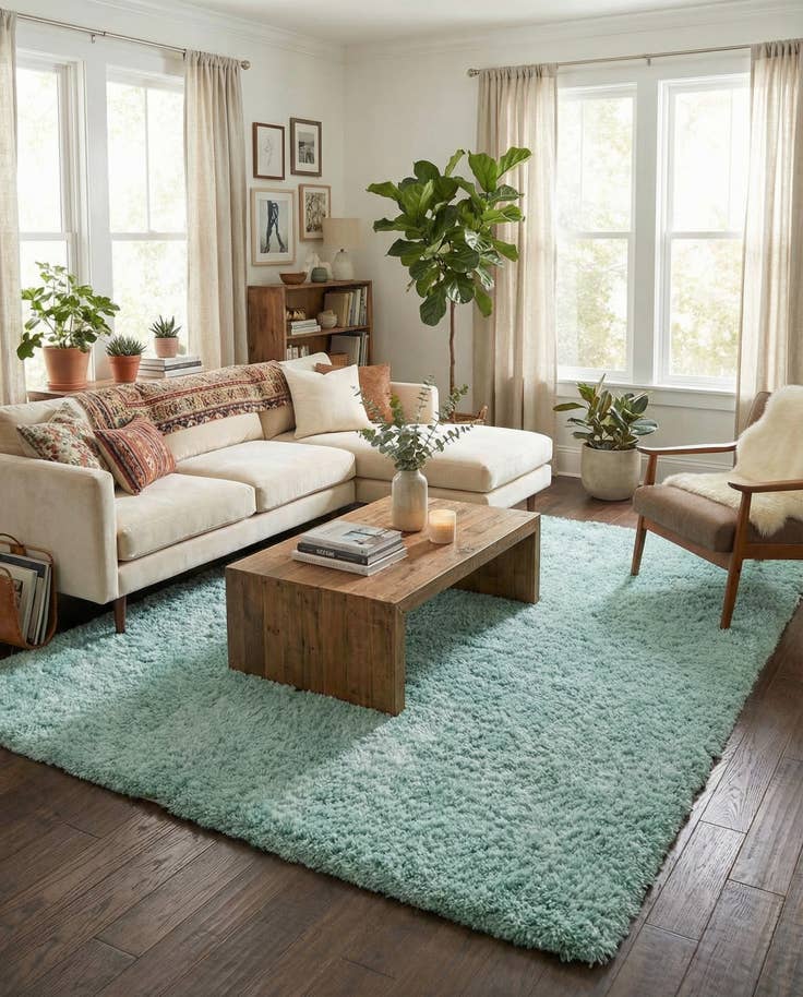 Detail image of 8' x 10' Infinity Shag Rug