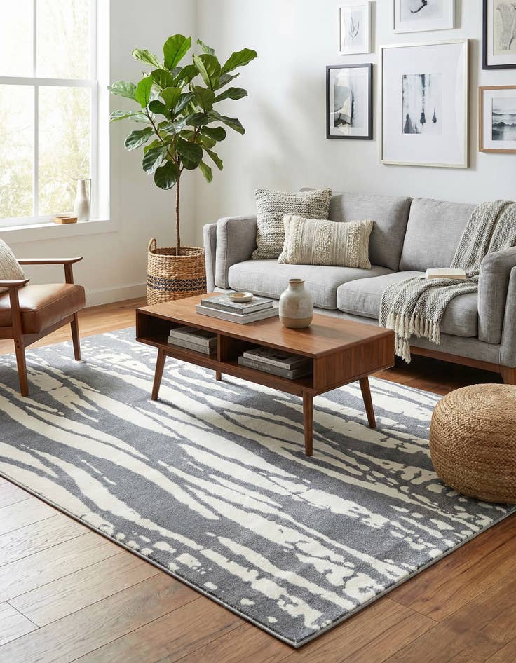 Detail image of 5' 3 x 8' Vince Camuto Rug