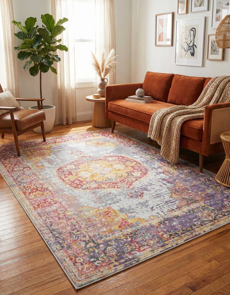 Detail image of 5' 5 x 8' Santiago Rug