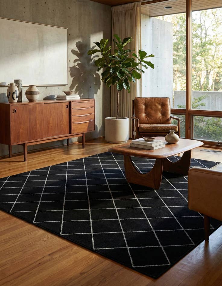 Detail image of 10' x 10' Vogue Geo Square Rug