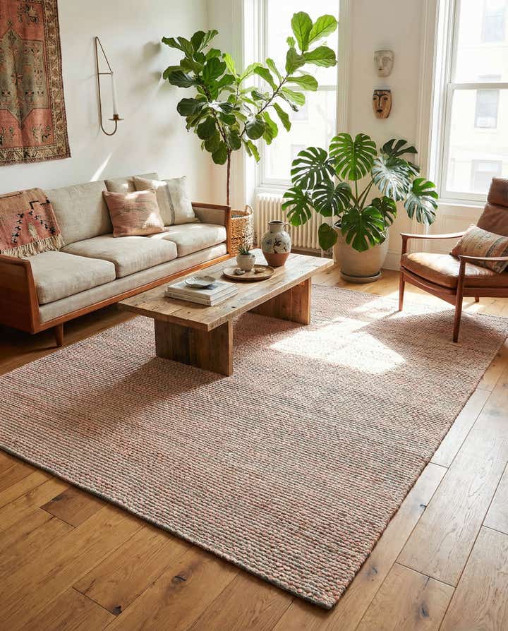 7' 10 x 10' Hand Woven Seaside Pearl Jute Rug