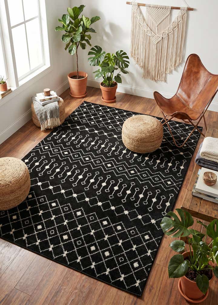 7' 10 x 10' Moroccan Trellis Rug