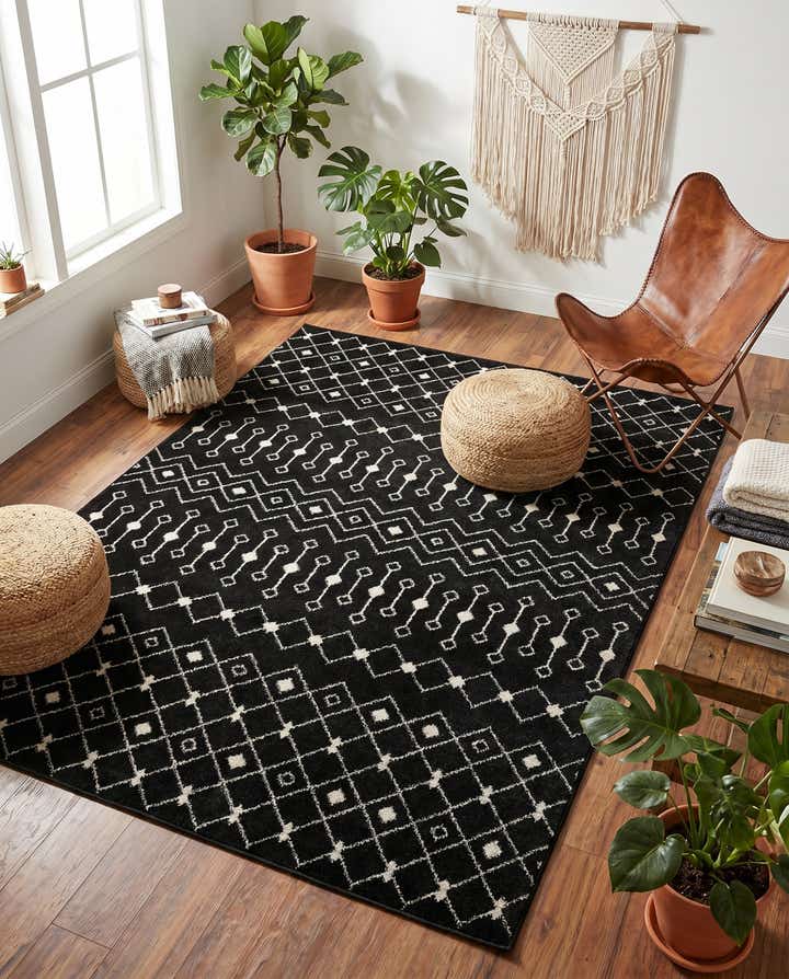 7' 10 x 10' Moroccan Trellis Rug