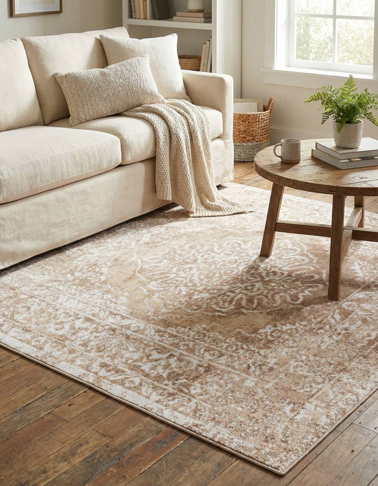 Detail image of 6' x 6' Oxford Square Rug