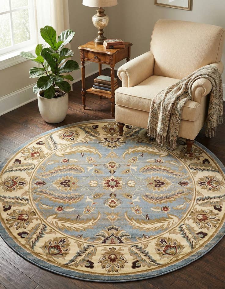 Detail image of 7' 10 x 7' 10 Aditi Round Rug