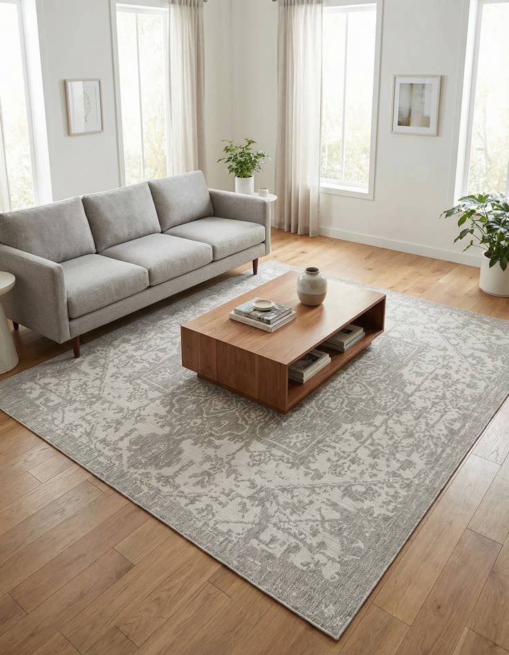 Detail image of 7' 10 x 7' 10 Easy-Clean Jill Zarin Dubai Indoor / Outdoor Square Rug