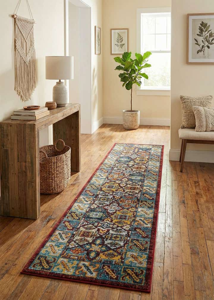2' x 8' Kamala Washable Runner Rug