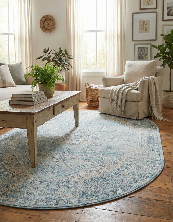 Detail image of 4' x 6' Newport Oval Rug