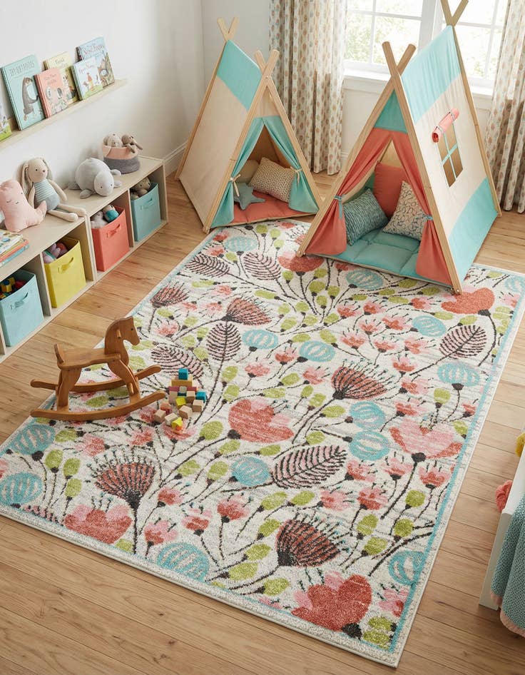 Detail image of 5' x 7' Whimsy Kids Rug