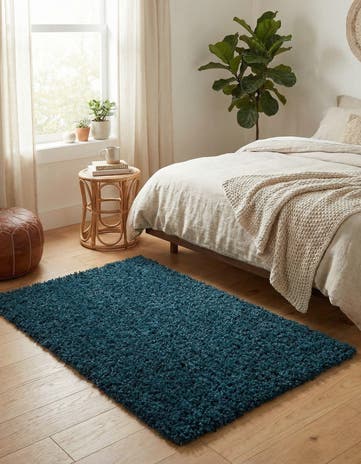 3' x 5' 3 Solid Shag Rug