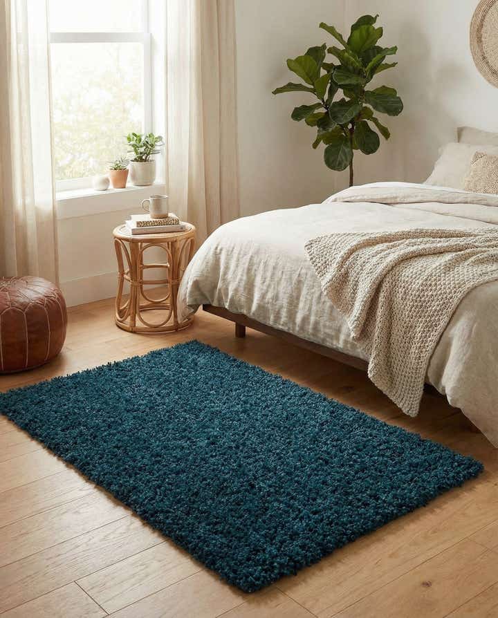 3' x 5' 3 Solid Shag Rug
