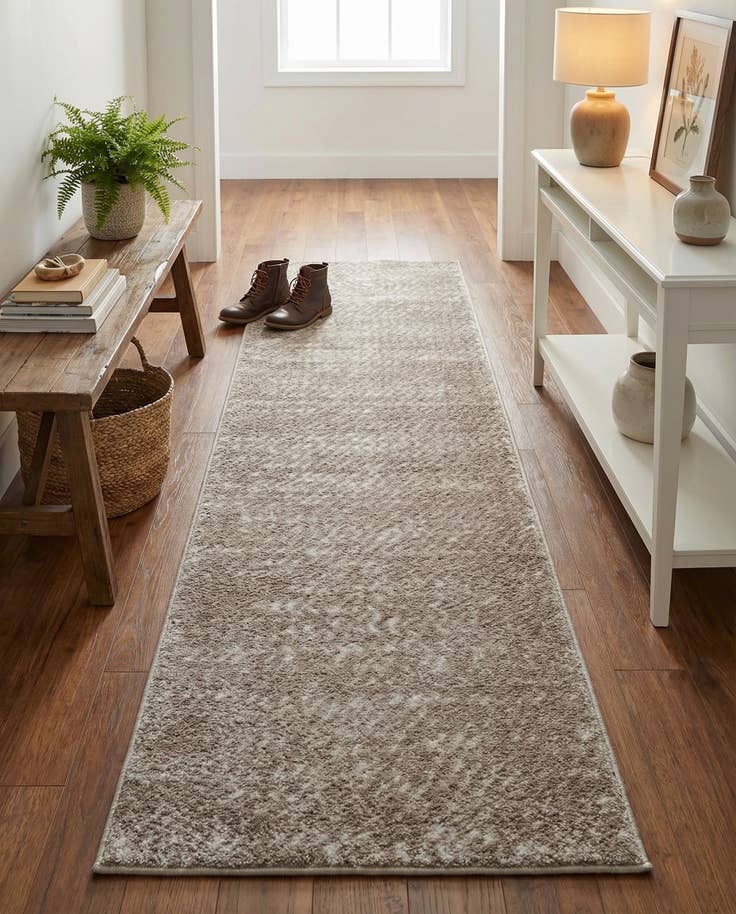 Detail image of 2' x 8' Sepia Runner Rug