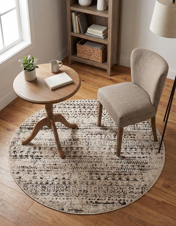 Detail image of 4' x 4' Hermitage Round Rug