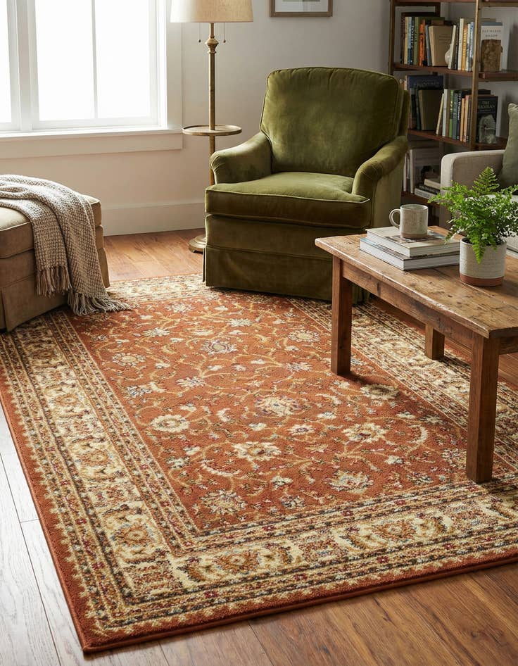 Detail image of 4' x 6' Classic Agra Rug
