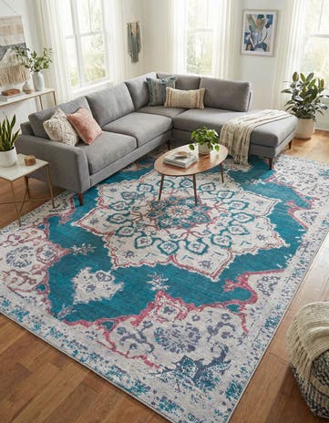 10' 6 x 13' Washable Francesca Rug