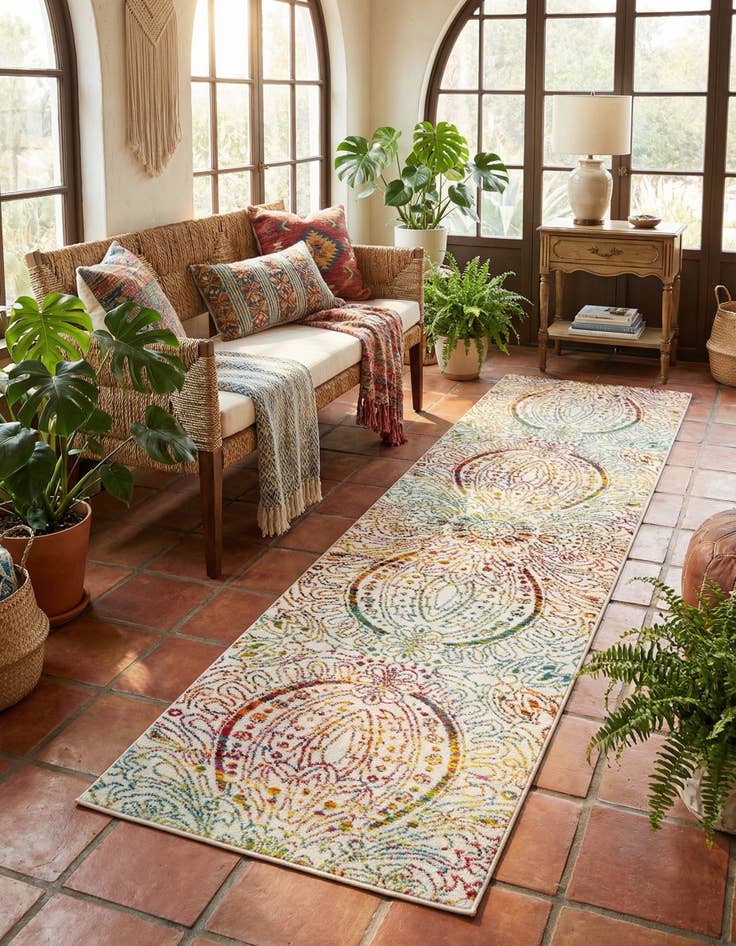 Detail image of 2' 7 x 10' Florence Runner Rug