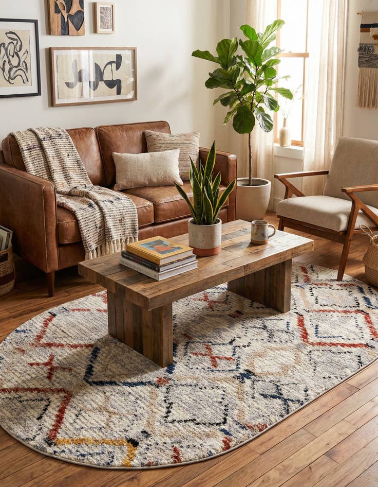 Detail image of 5' x 8' Tucson Oval Rug