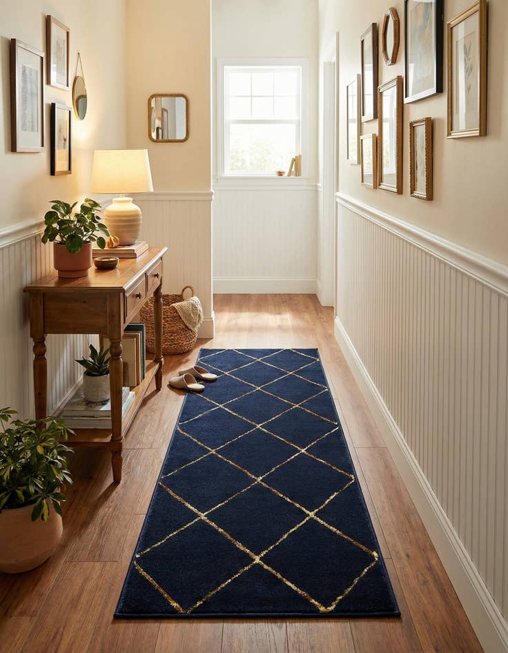 Detail image of 2' x 5' Vogue Geo Runner Rug