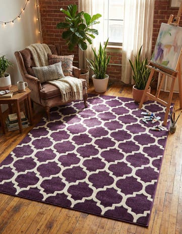 5' x 8' Lattice Rug