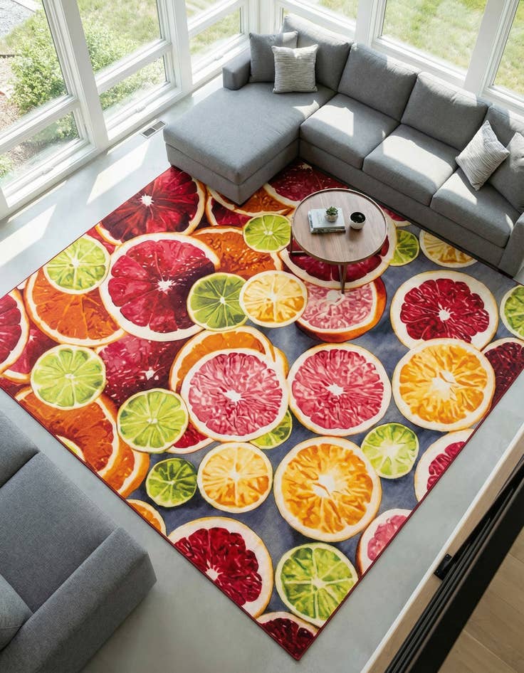 Detail image of 10' x 10'  Washable Jill Zarin Caribbean Indoor / Outdoor Square Rug